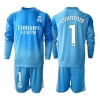 Real Madrid Thibaut Courtois #1 Keeper Hjemmedraktsett Barn 2025-26 Langermet (+ Korte bukser) Real Madrid Thibaut Courtois #1 Keeper Hjemmedraktsett Barn 2025-26 Langermet (+ Korte bukser)